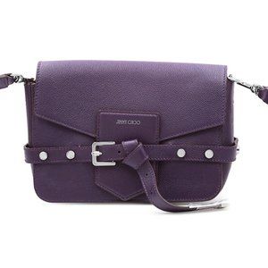 Jimmy Choo Lexie Amethyst Purple Leather Ladies Crossbody Bag